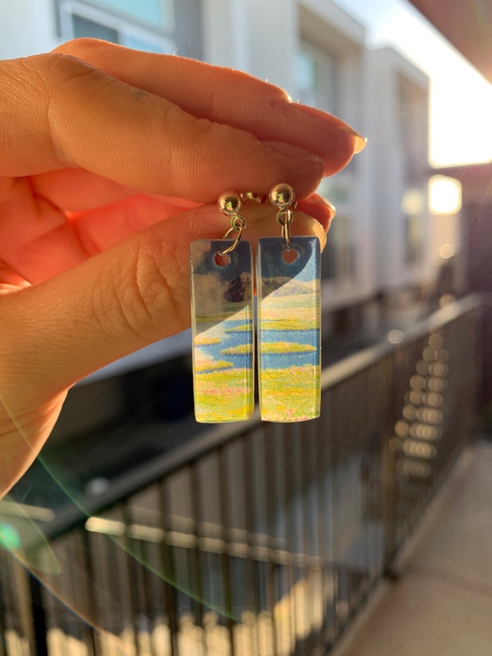 Howl’s Moving Castle Earrings - Studio Ghibli Handmade Acrylic Earrings